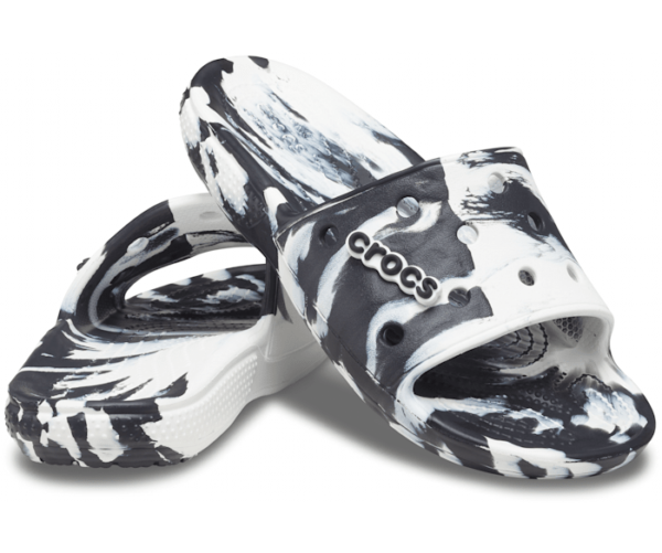 Classic Crocs Marbled Slide