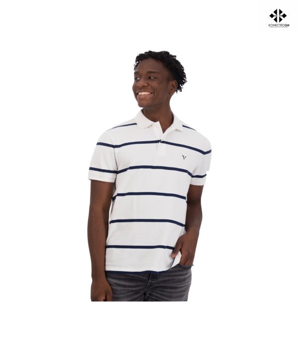 American Eagle Stripe Polo