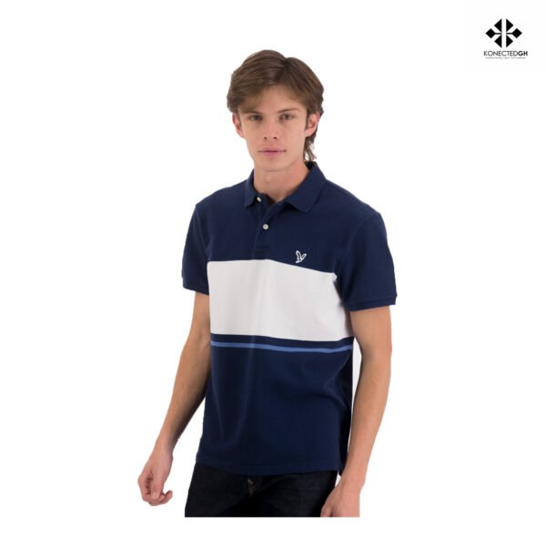 American Eagle Striped Polo