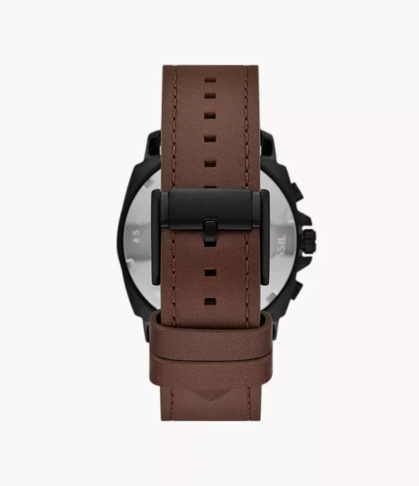 Fossil Privateer Chronograph Brown Leather Watch