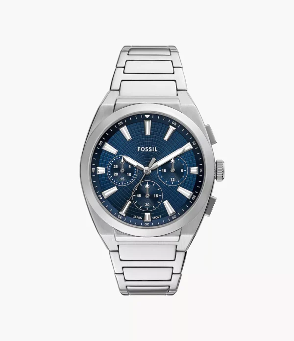 Fossil Everett Chronograph Stainless Steel Watch