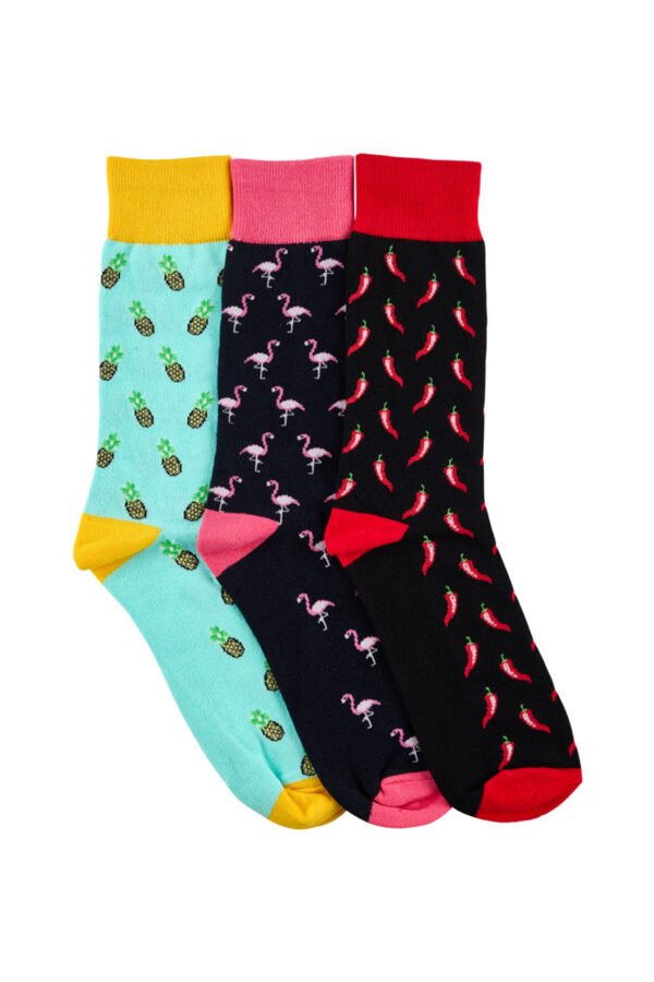 Socks Cafe Men's Cotton Rich Calf Socks 3 Pack