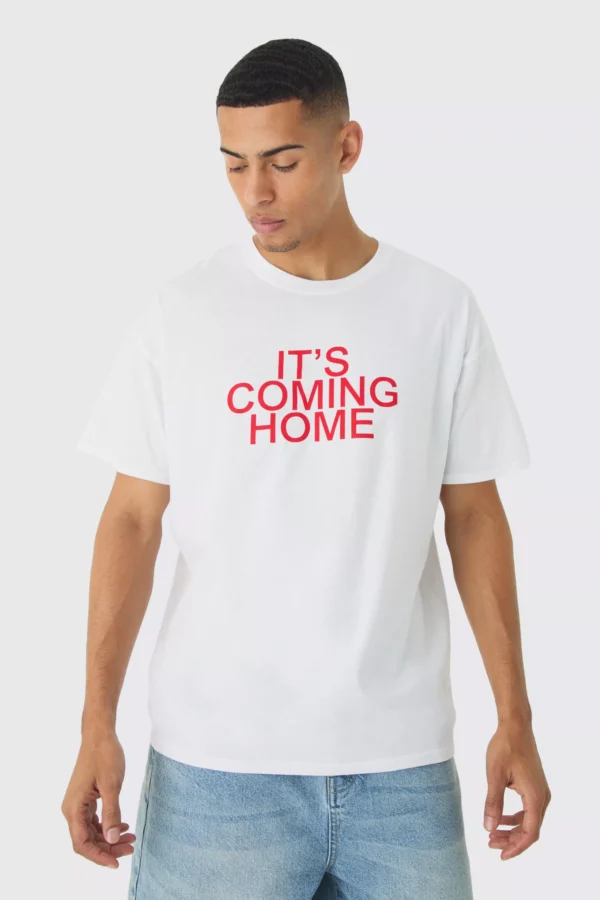 Oversized It's Coming on England T-Shirt